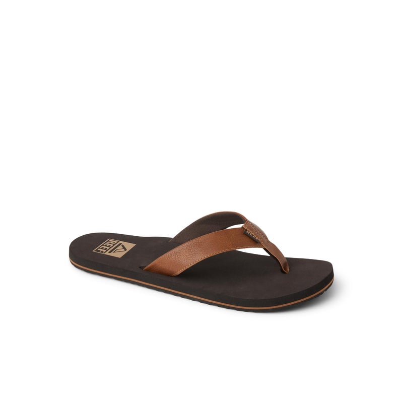 Reef Twinpin Mens Beach Flip Flop, Soft Cushion Footbed, Water Friendly, Brown, 11 - Image 3